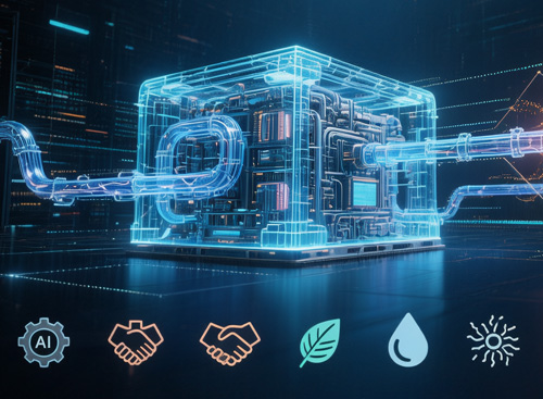 ABB、データセンター冷却におけるAI最適化エネルギー効率向上のためOctaiPipeに投資