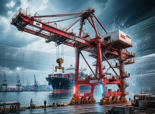 ABBの近代化により、スエズ運河の重要なEnkaz IIクレーンのダウンタイムが70%削減